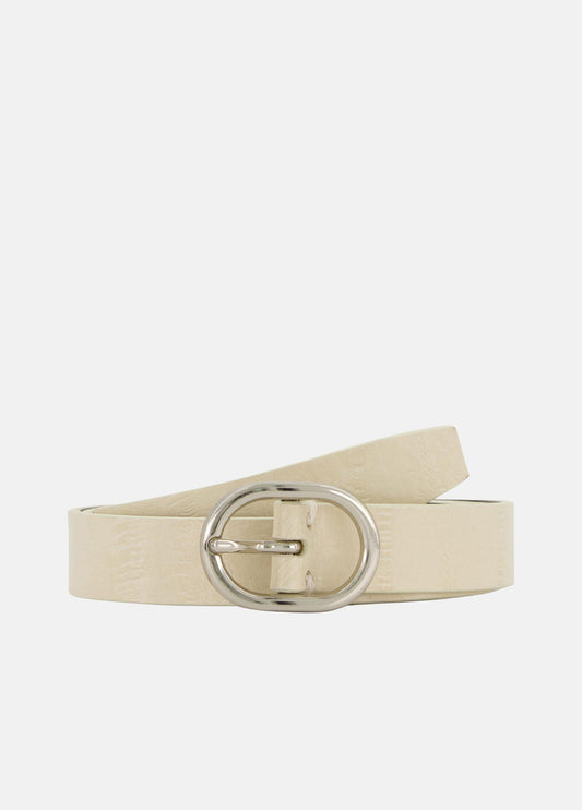 Women's Avery 20mm Eel-Embossed Leather Belt - US 3386