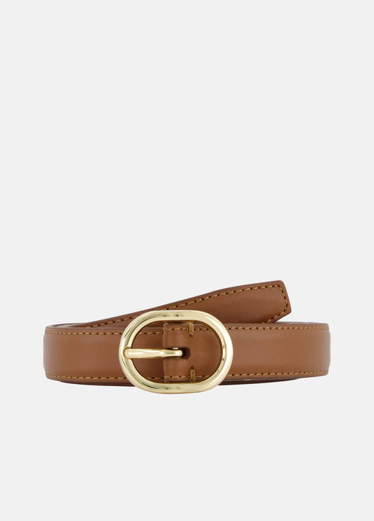 Women's Avery 20mm Stitched Leather Belt - US 3789