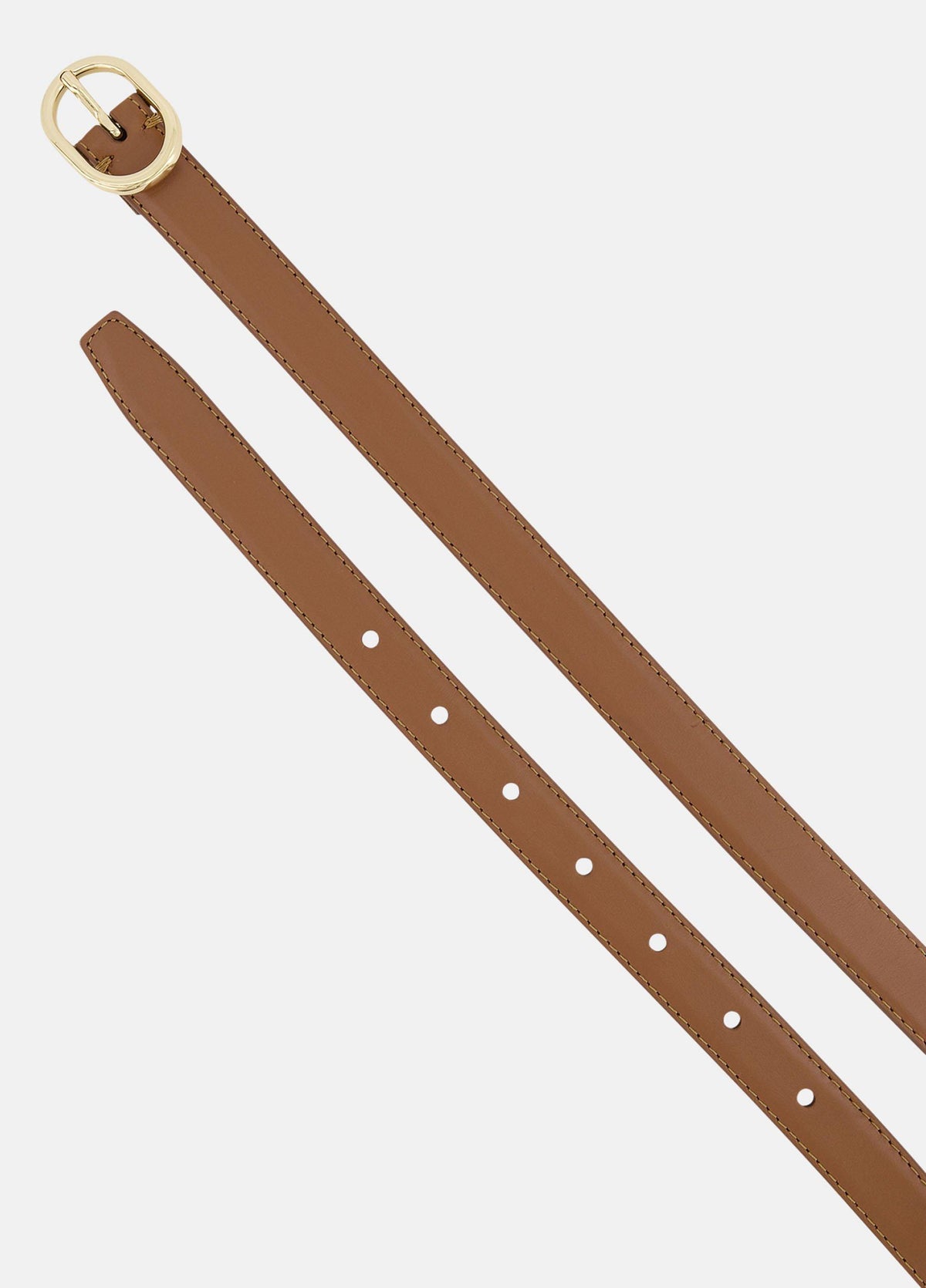 Women's Avery 20mm Stitched Leather Belt - US 3789