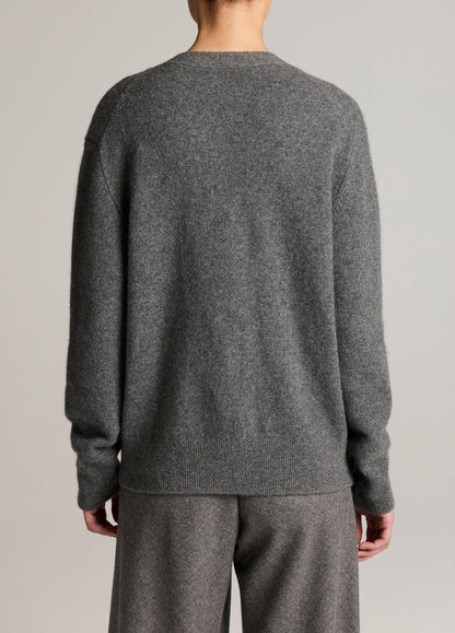 Wool & Cashmere-Blend Relaxed V-Neck Cardigan - US 7829