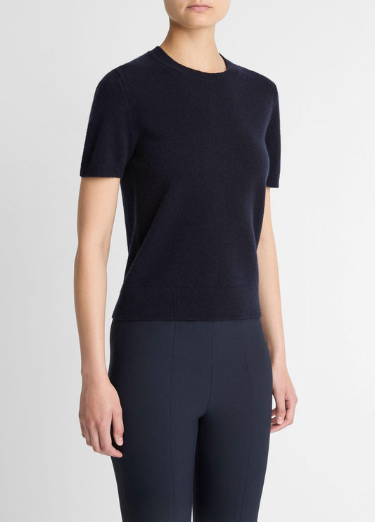 Wool & Cashmere-Blend Short-Sleeve Sweater - US 5410