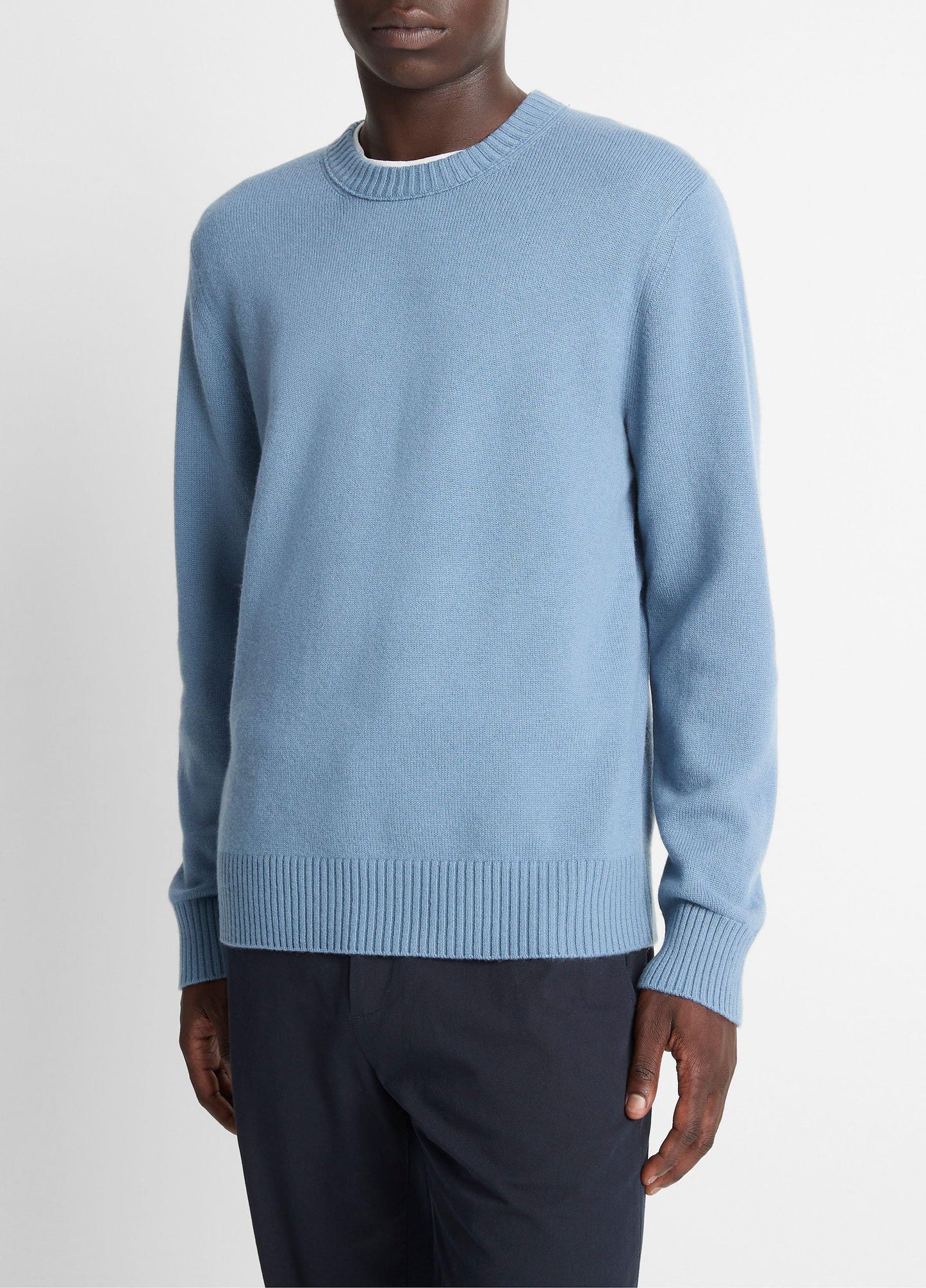 Wool-Cashmere Crew Neck Sweater - US 5771