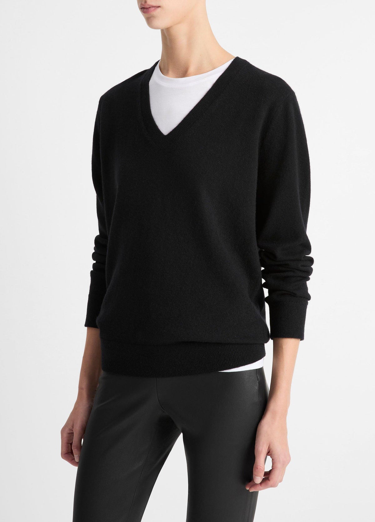 Cashmere Weekend V-Neck Sweater - US 0135