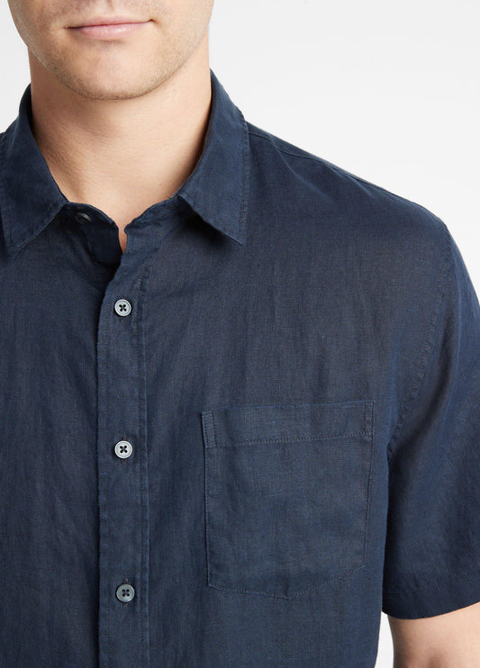 Linen Short-Sleeve Shirt - US 6195