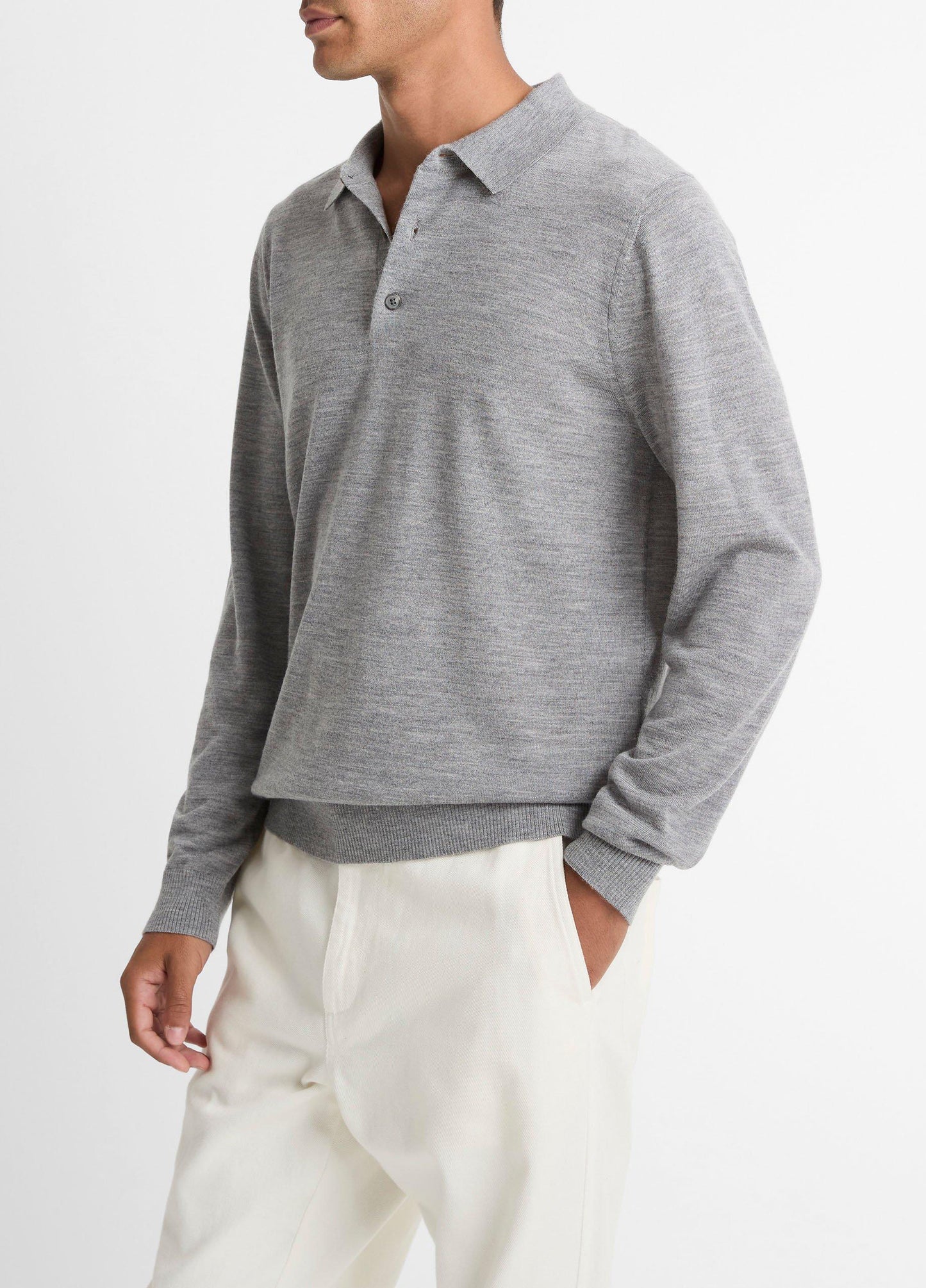 Wool Polo Sweater - US 8816