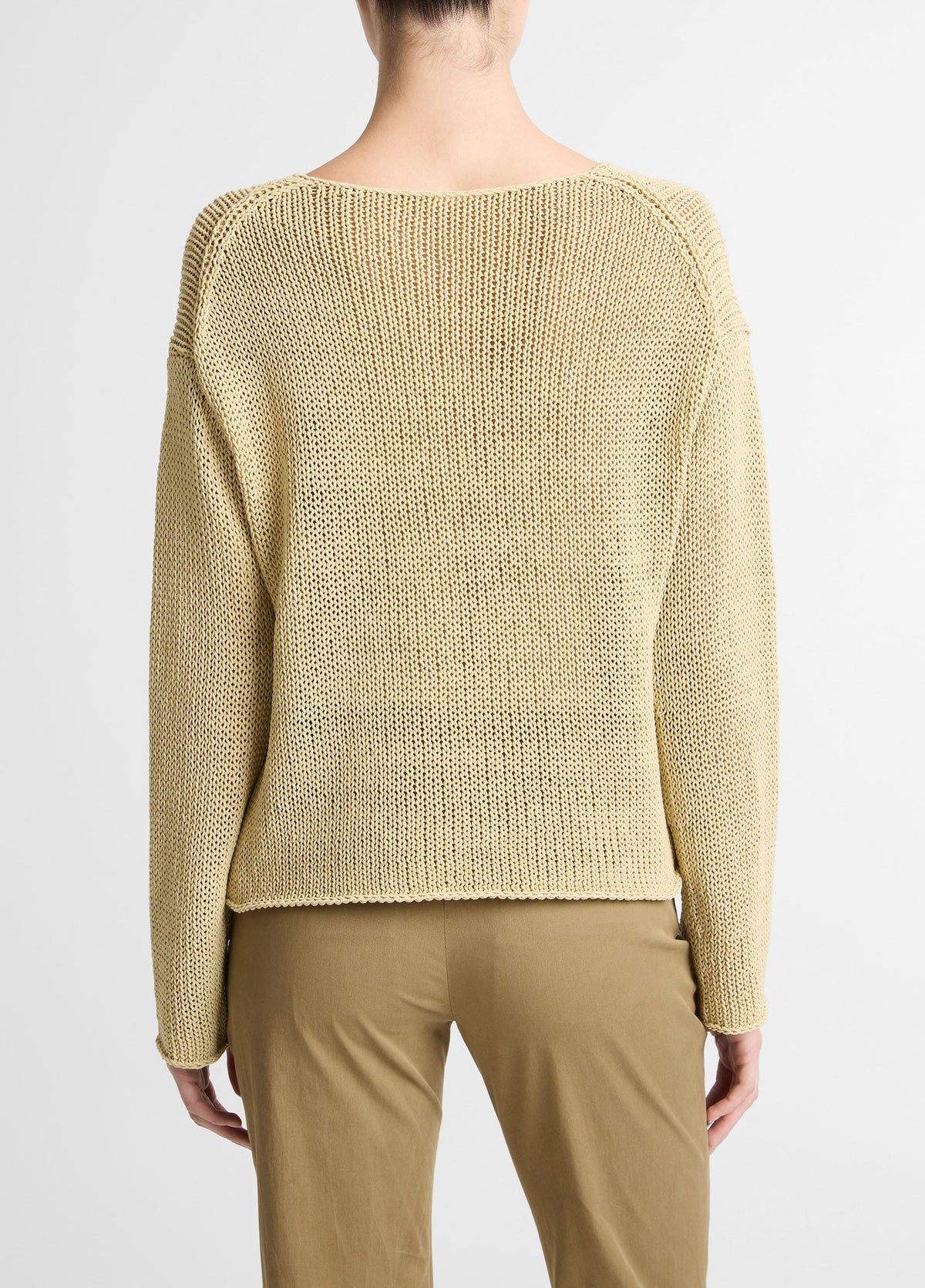 Italian Coated Cotton-Blend Sweater - US 2028