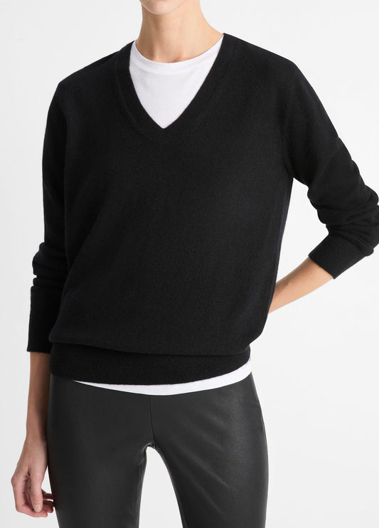 Cashmere Weekend V-Neck Sweater - US 0135