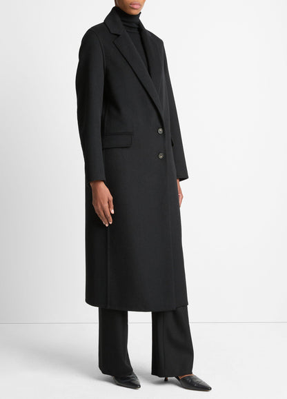Wool-Blend Single-Breasted Coat - US 2472