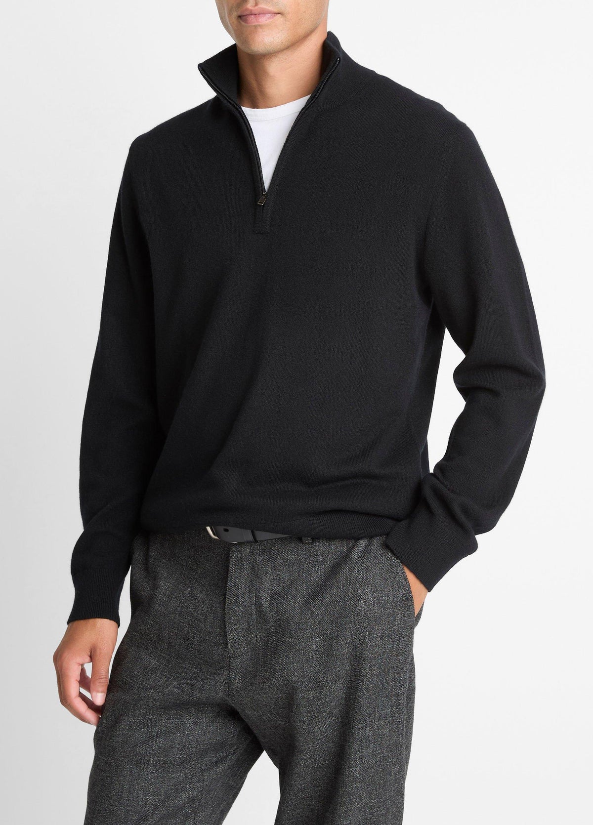 Cashmere Quarter-Zip Sweater - US 5333