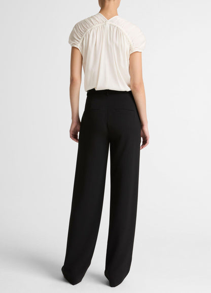 Elsa High-Rise Crepe Straight-Leg Trouser - US 1797