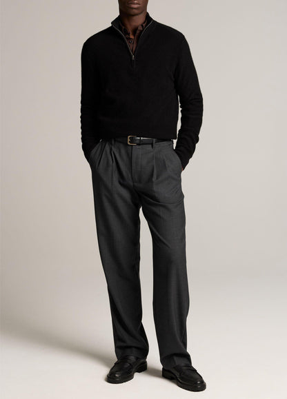 Plush Cashmere Quarter-Zip Sweater - US 5547