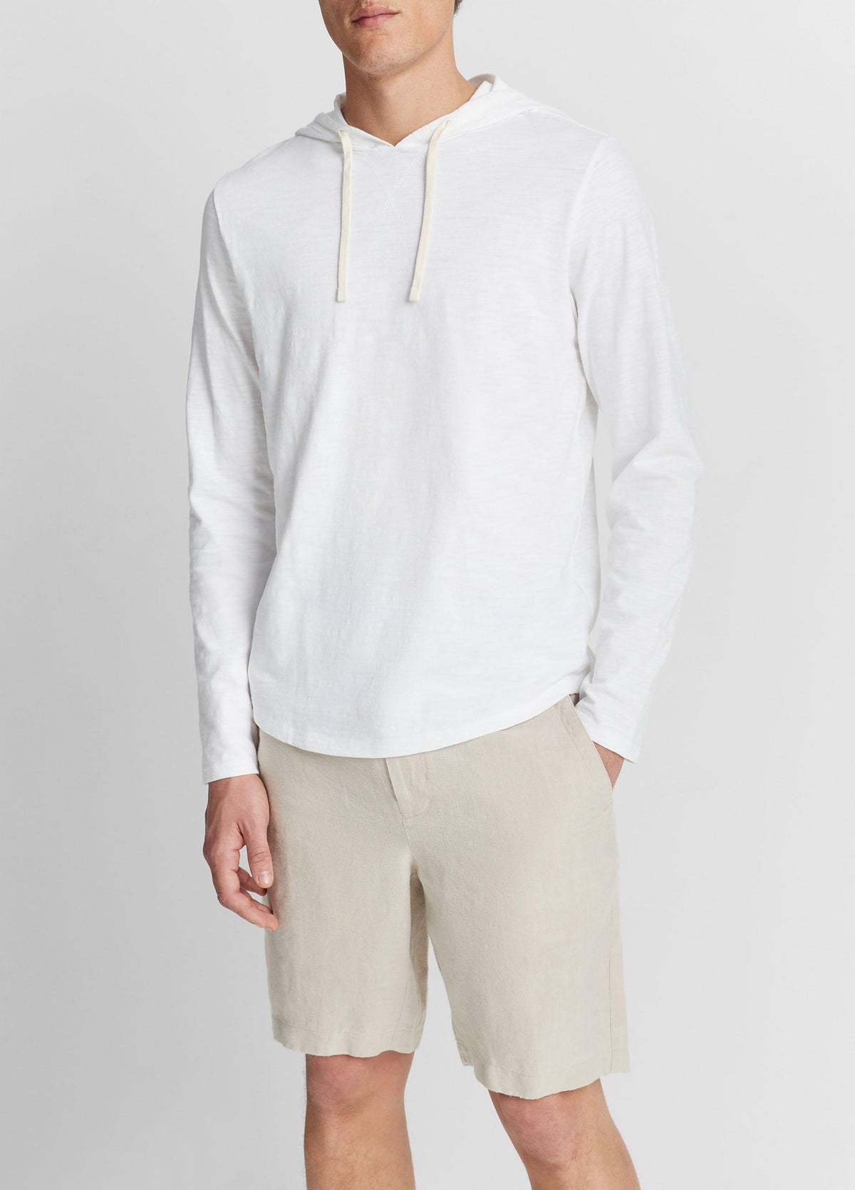 Textured Cotton Hoodie - US 6938