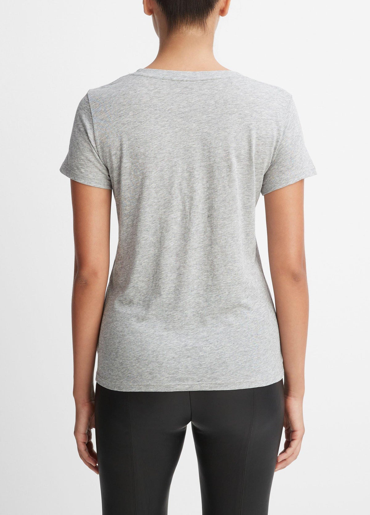 Essential Pima Cotton V-Neck T-Shirt - US 3486