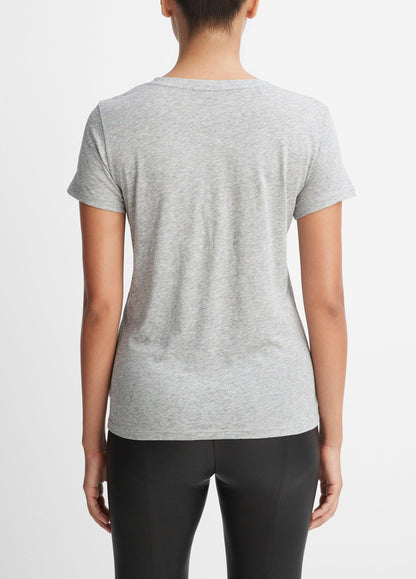 Essential Pima Cotton V-Neck T-Shirt - US 3486