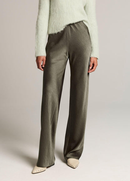 Colette High-Rise Fluid Satin Bias Pant - US 3396
