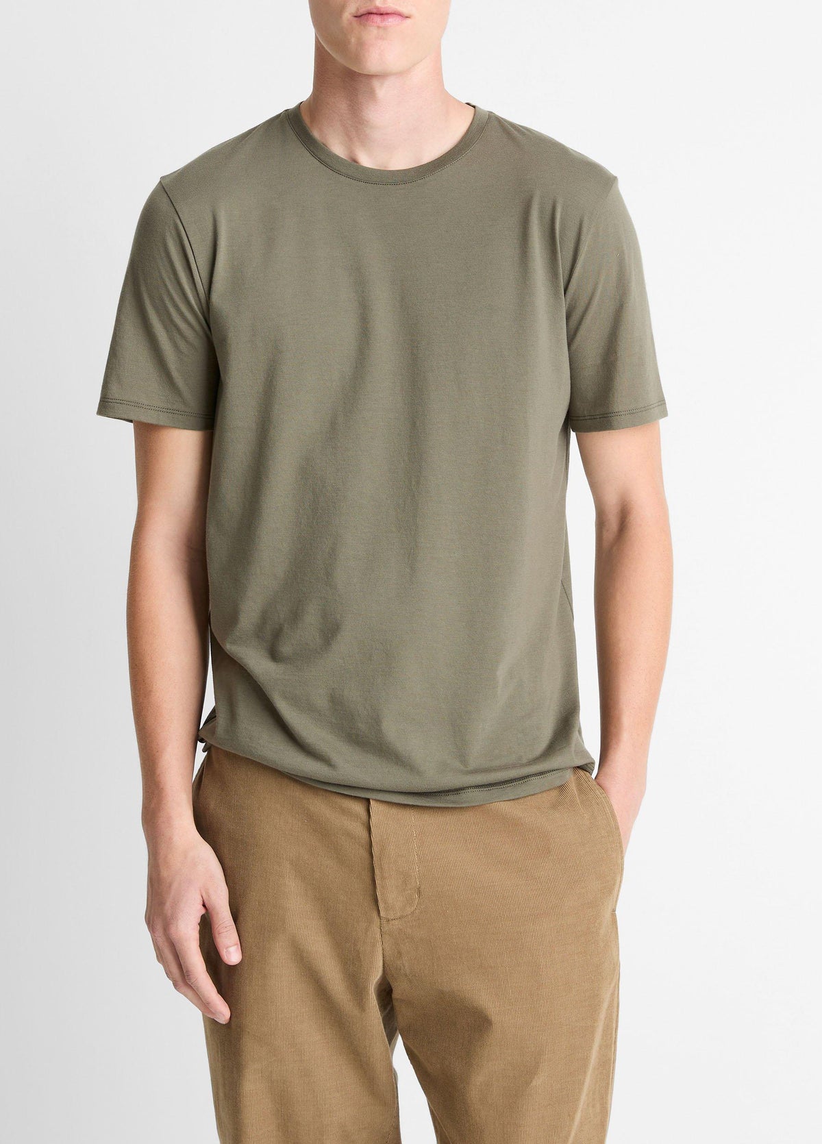 Pima Cotton Crew Neck T-Shirt - US 5076