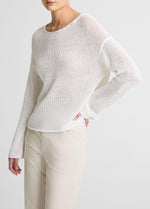 Italian Coated Cotton-Blend Sweater - US 3264