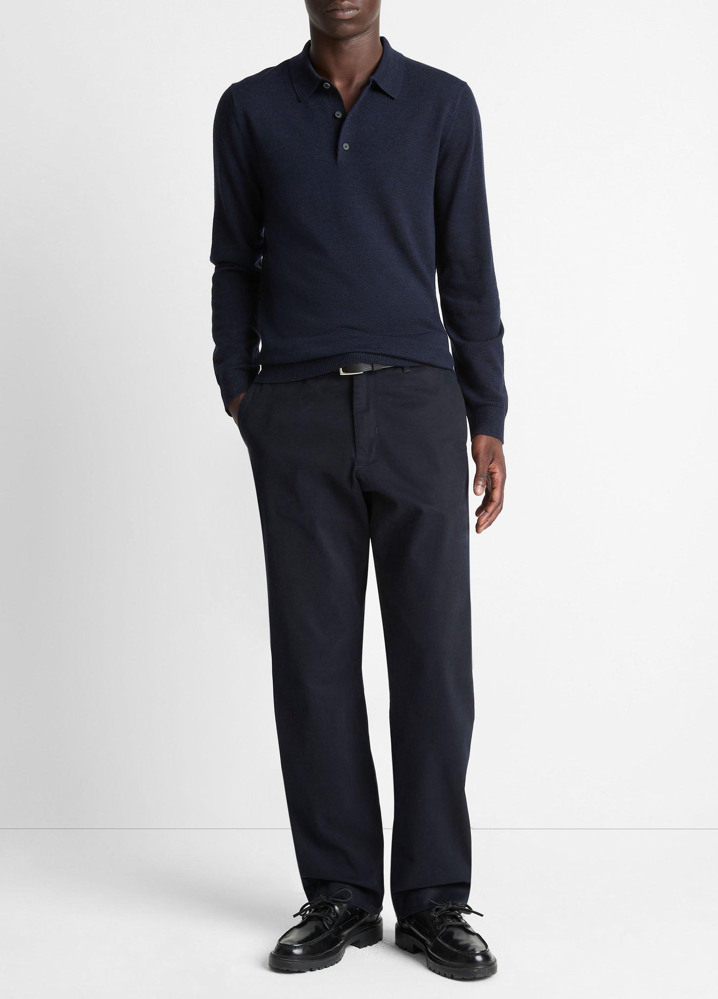 Wool Polo Sweater - US 2202