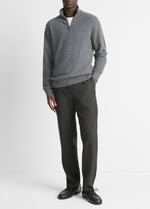 Plush Cashmere Quarter-Zip Sweater - US 4996