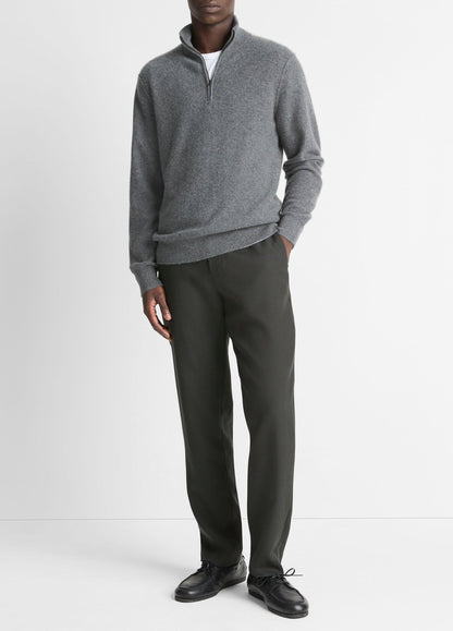 Plush Cashmere Quarter-Zip Sweater - US 4996