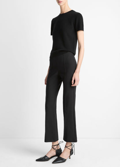 Niki Mid-Rise Pintuck Crop Flare Pant - US 7615