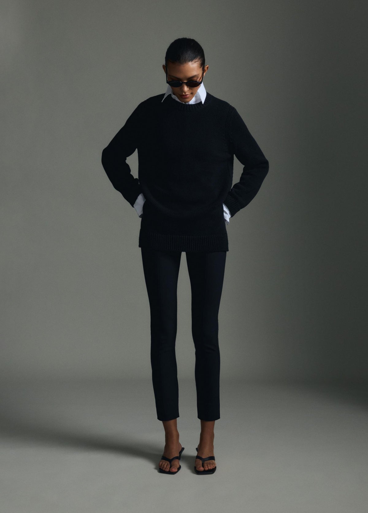 Bobbi High-Rise Stitch-Seam Ponte Legging - US 6637