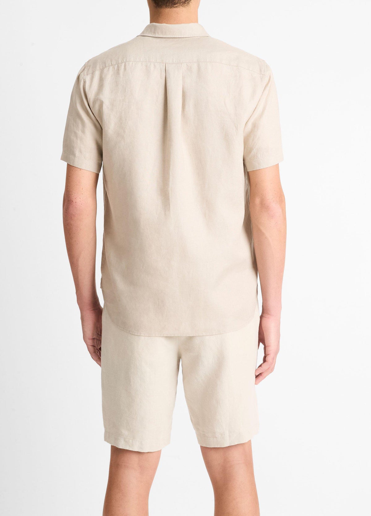 Linen Short-Sleeve Shirt - US 1271