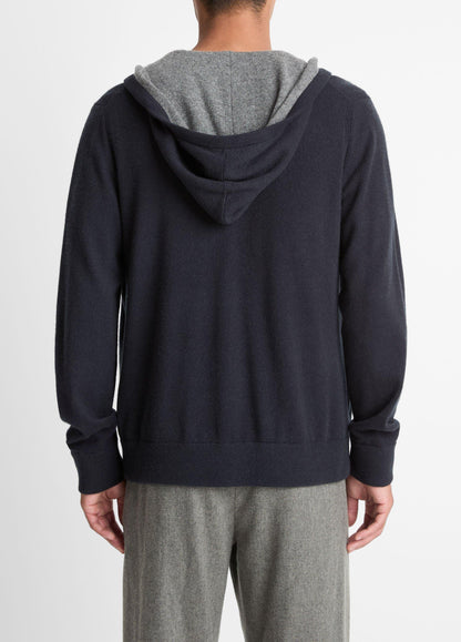 Cashmere Zip-Front Hoodie - US 1196