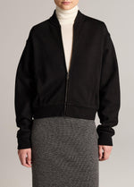 Ponte Knit Bomber Jacket - US 4646