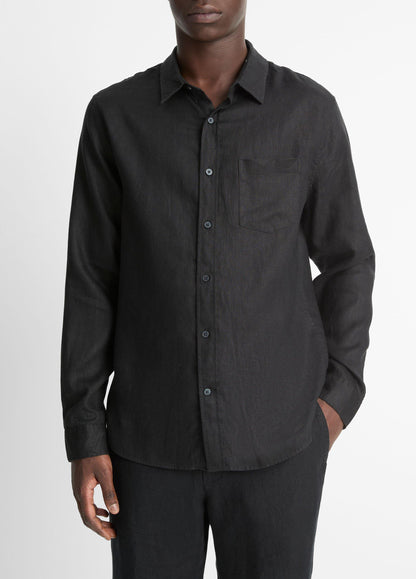 Linen Long-Sleeve Shirt - US 2970