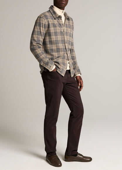 Dylan Slim 5-Pocket Peached Stretch-Cotton Pant - US 2545