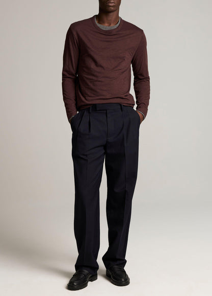 Slub Pima Cotton Double-Layer T-Shirt - US 7786