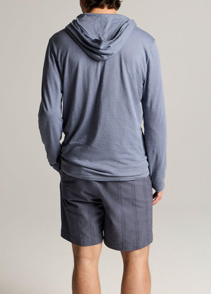 Slub Pima Cotton Double-Layer Hoodie - US 1424