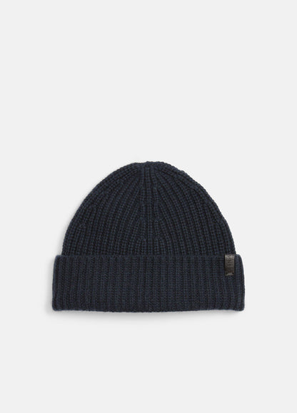 Cashmere Shaker-Stitch Beanie - US 1275