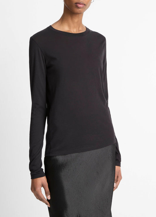 Essential Long Sleeve Crew Neck T-Shirt - US 8295