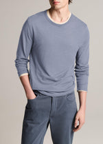 Slub Pima Cotton Double-Layer T-Shirt - US 5955