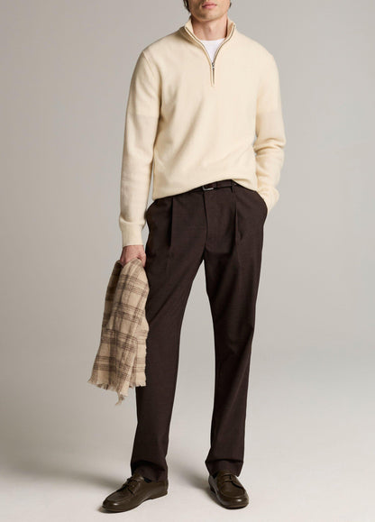 Plush Cashmere Quarter-Zip Sweater - US 8601