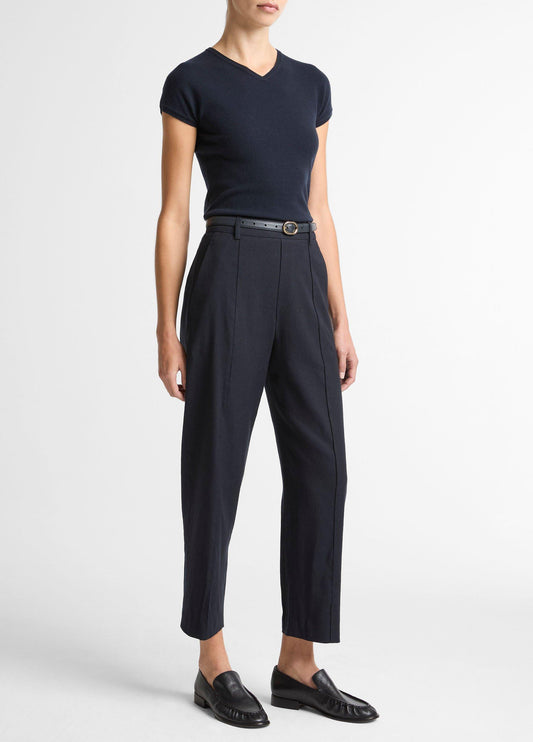 Grace Mid-Rise Linen-Blend Pull-On Pant - US 4971