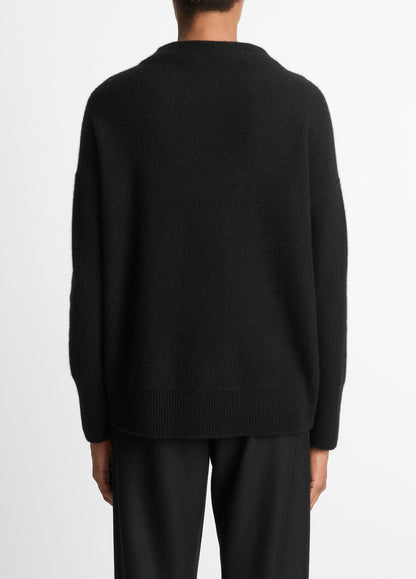 Plush Cashmere Funnel-Neck Sweater - US 3180