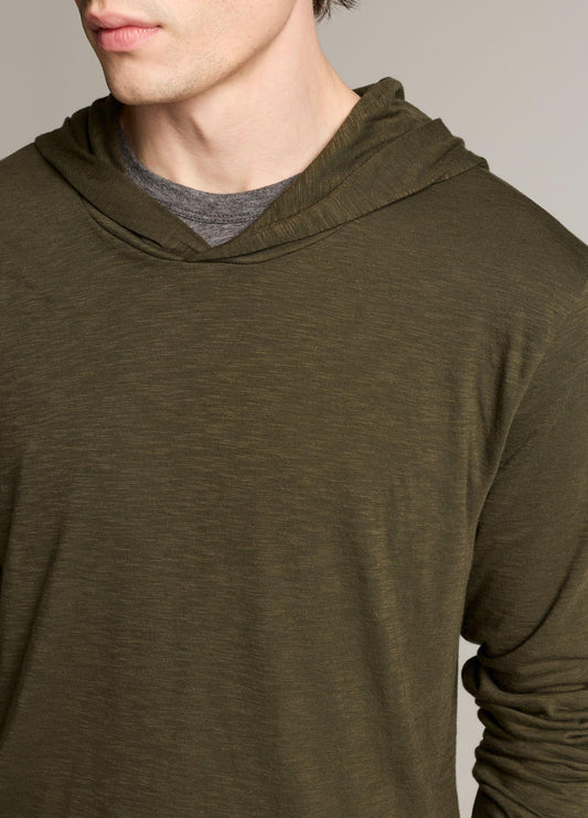 Slub Pima Cotton Double-Layer Hoodie - US 5047