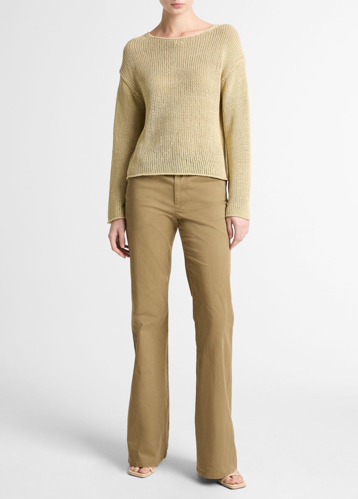 Italian Coated Cotton-Blend Sweater - US 2028