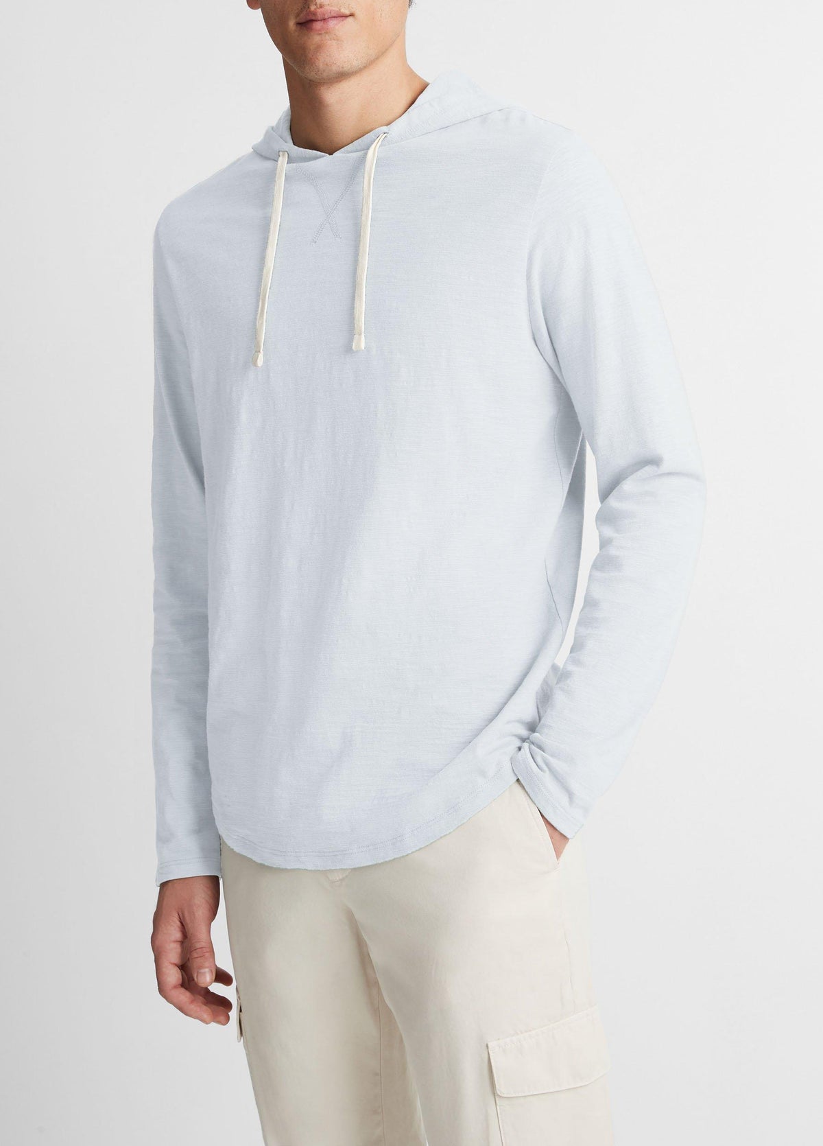 Textured Cotton Hoodie - US 4896