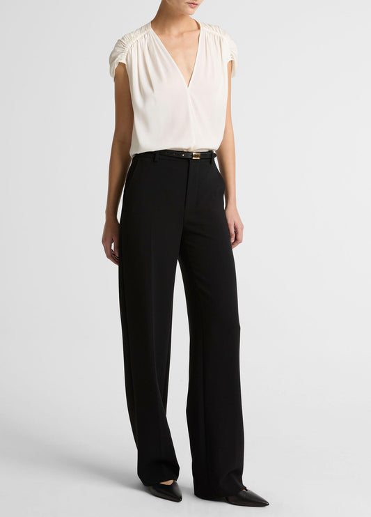 Elsa High-Rise Crepe Straight-Leg Trouser - US 1797