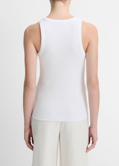 Ribbed Scoop-Neck Tank - US 6768