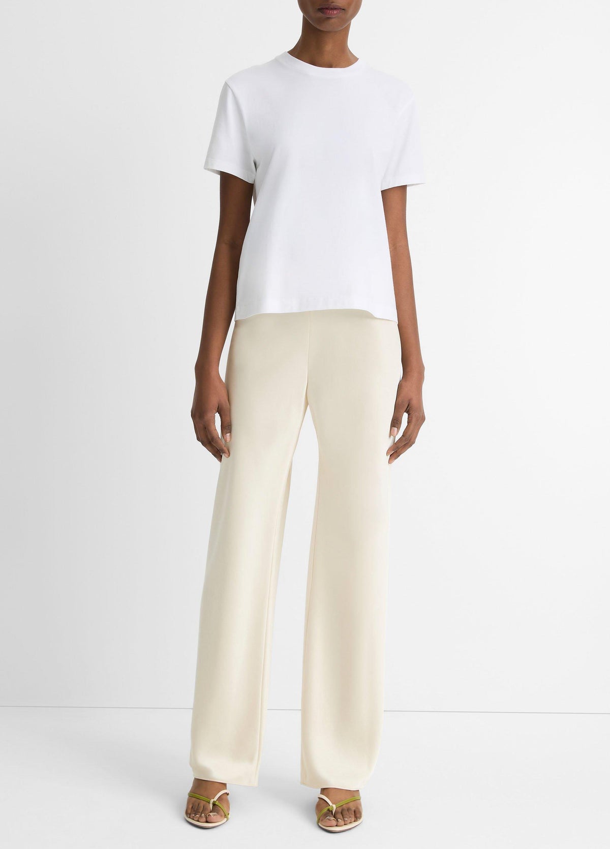 Pima Cotton Crew Neck T-Shirt - US 9872