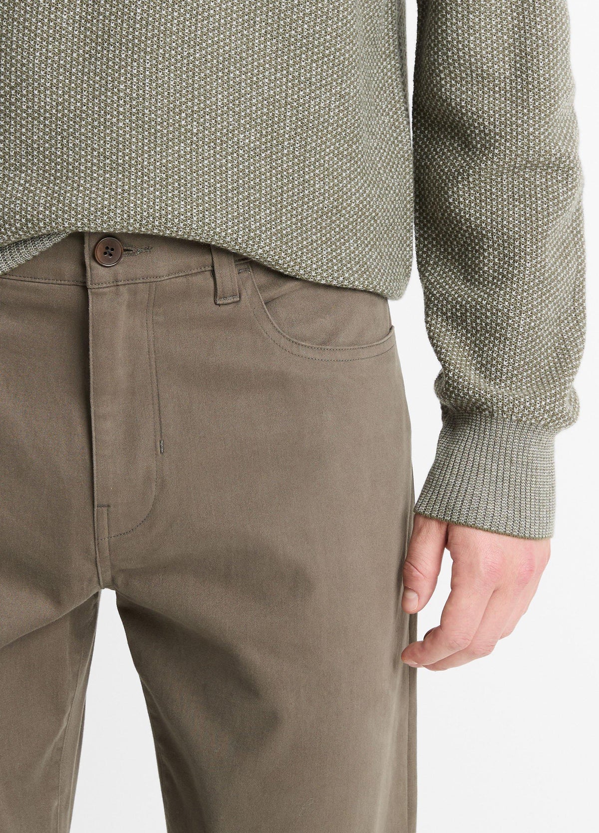 Dylan Slim 5-Pocket Peached Stretch-Cotton Pant - US 4707