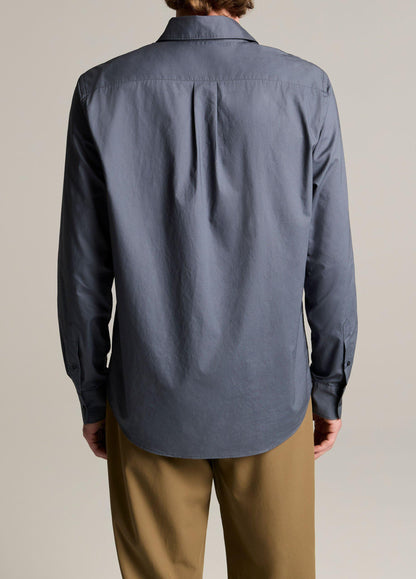 Cotton Poplin Button-Front Shirt - US 2471