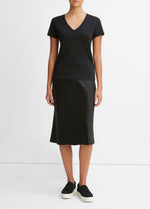 Essential Pima Cotton V-Neck T-Shirt - US 6257