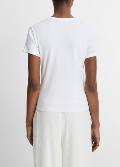 Pima Cotton-Blend '90s Shrunken T-Shirt - US 5824