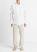 Linen Long-Sleeve Shirt - US 4249